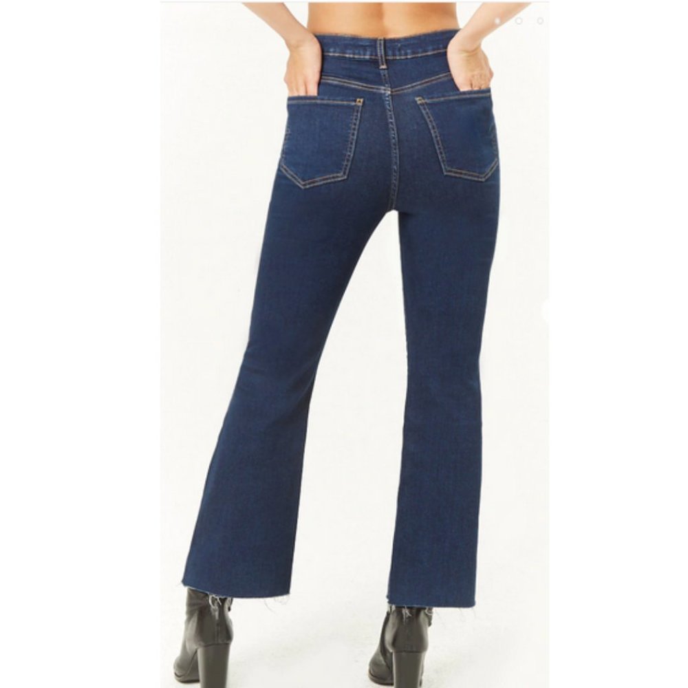 NWOT Dark Denim High Rise Flare Jeans